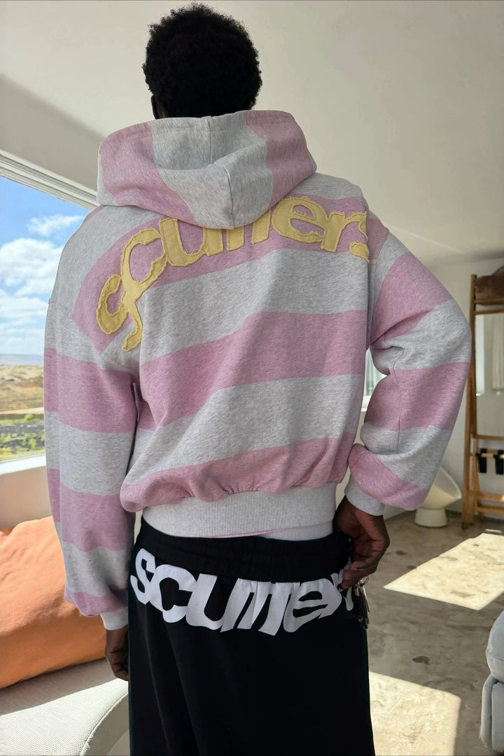 Women's Relaxed Fit Striped Sweatshirt