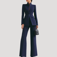 Women's Two-Piece Trouser Suit | Smart Office Suit