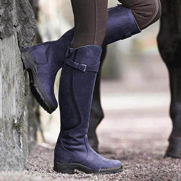 Women's Knee High Boots – Purple
