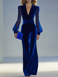 Women's Jumpsuit – Sheer Sleeve | Party & Evening Jumpsuit