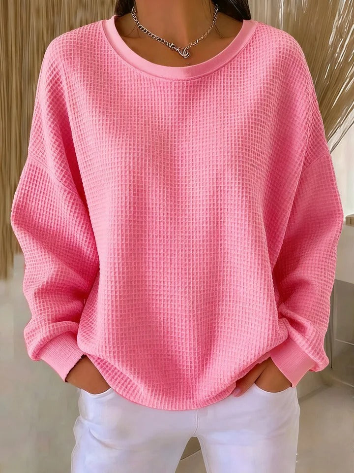 Women's Relaxed Fit Jumper – Pink