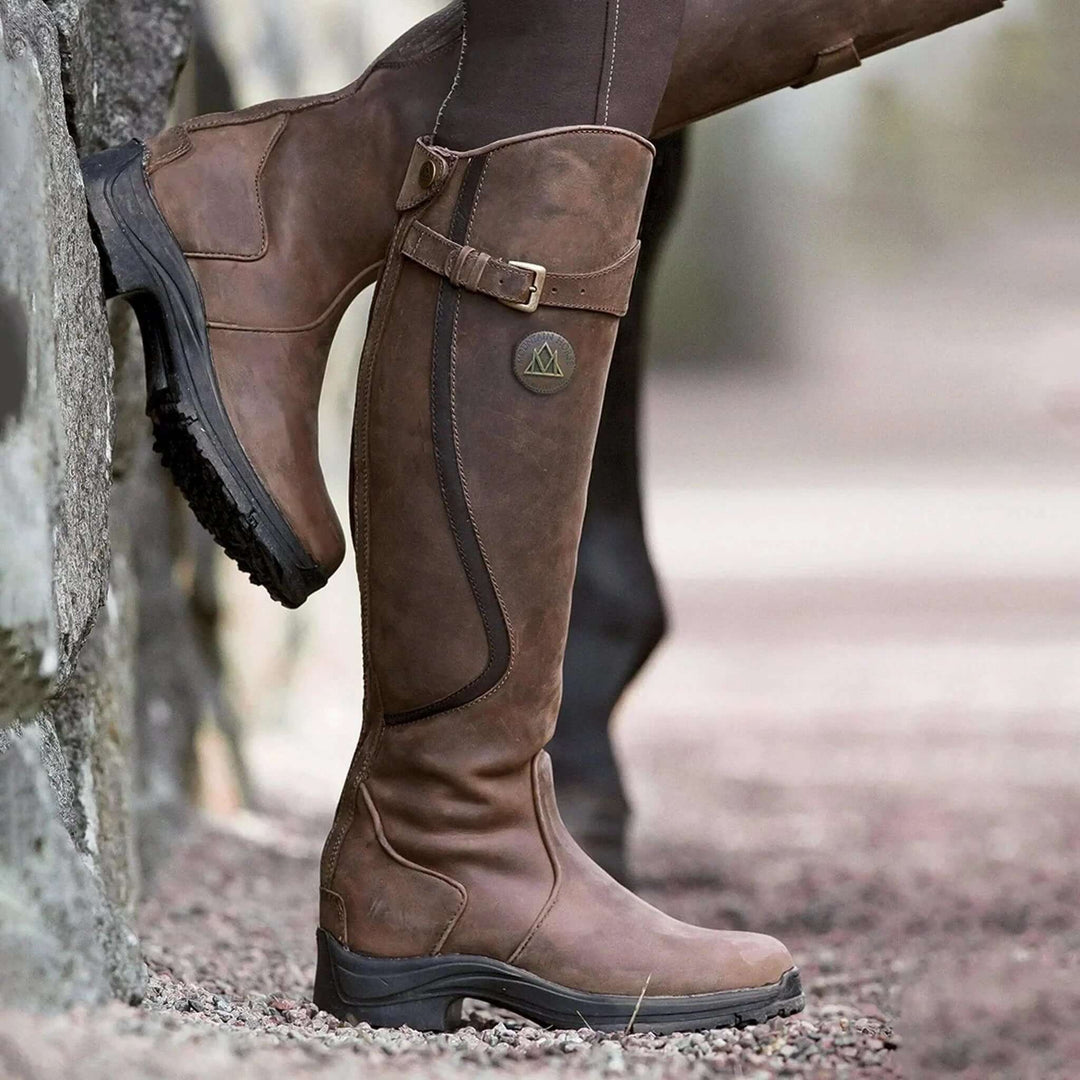Women's Knee High Boots – Dark Brown