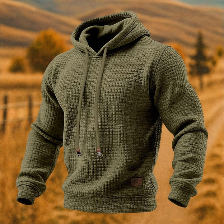 Women's Waffle Knit Sweatshirt – Green