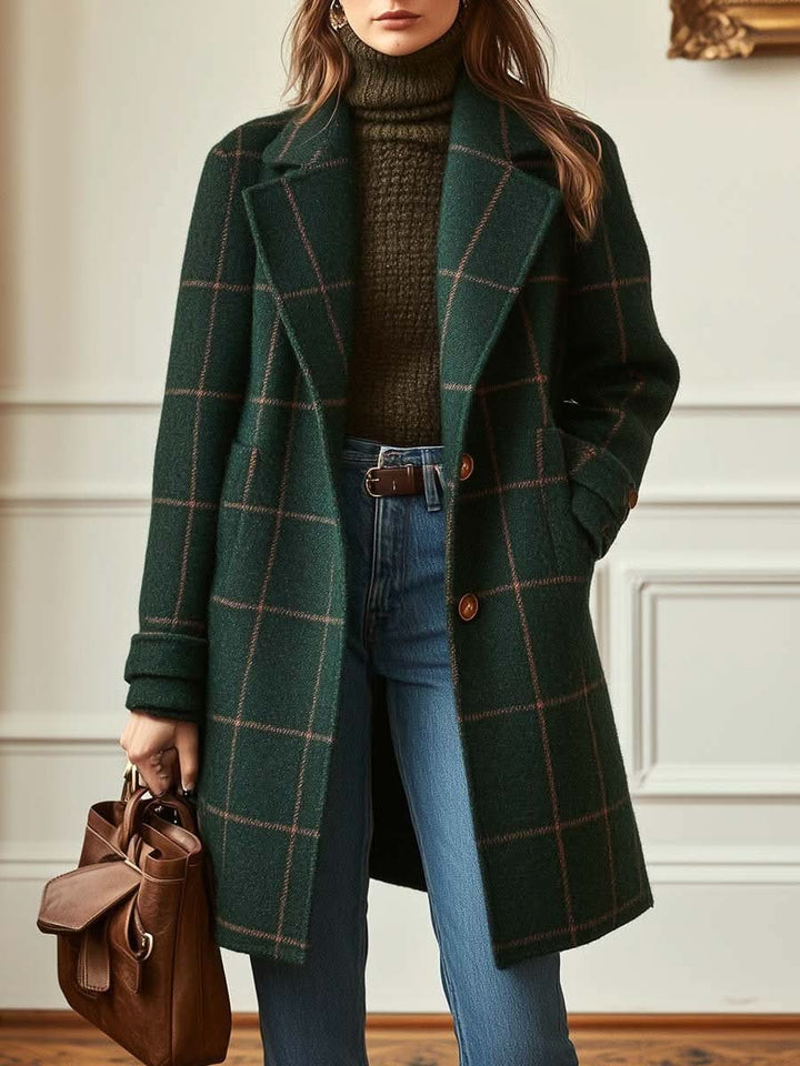 Women's Check Coat