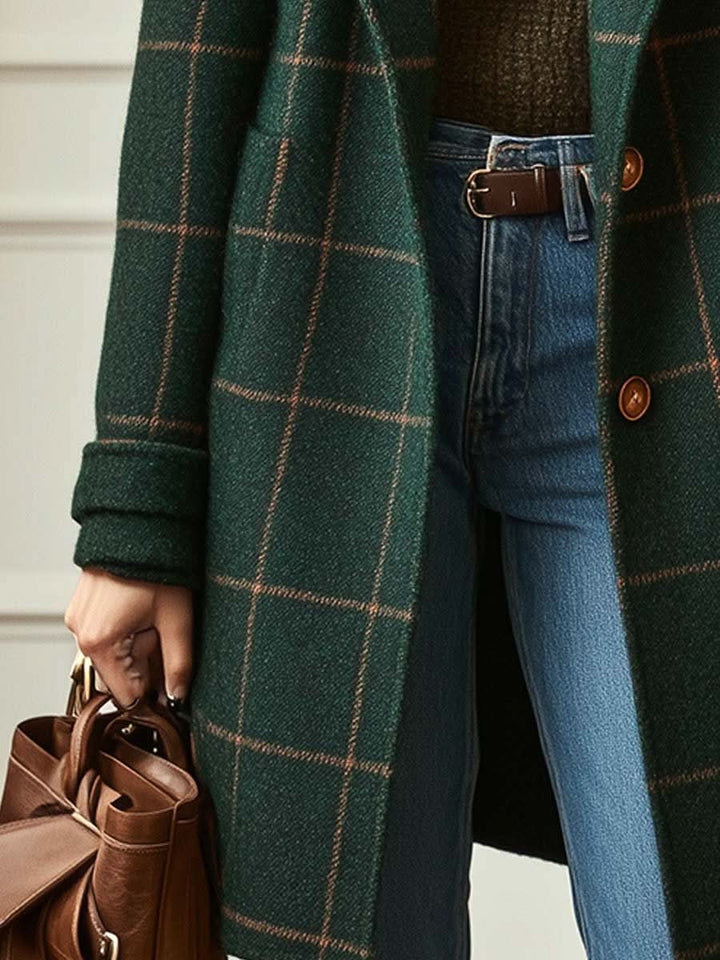 Women's Check Coat