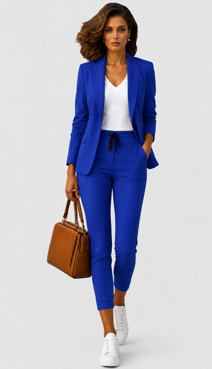 Women's Trouser Suit – Blue