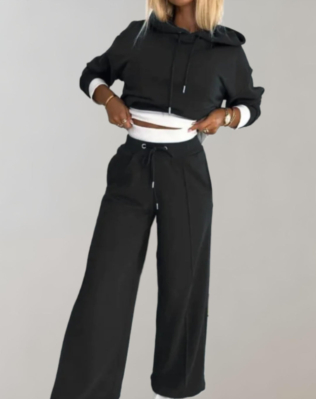Women's Tracksuit – Black
