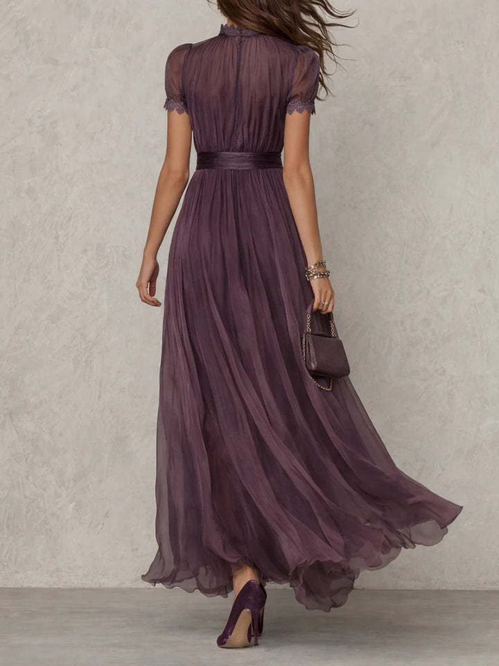 Women's Maxi Satin Party Dress