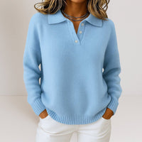 Women's Jumper – Button-Front & Collared | Cosy Winter Jumper