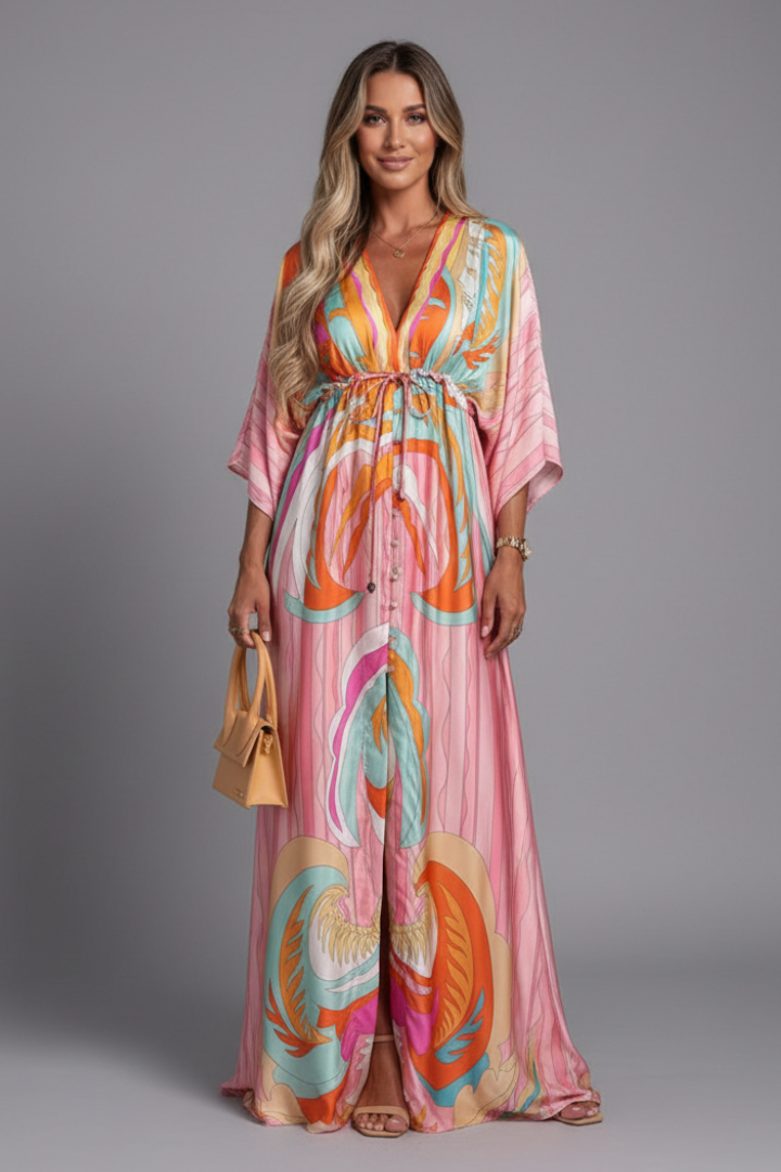 Women's Maxi Dress – Pink