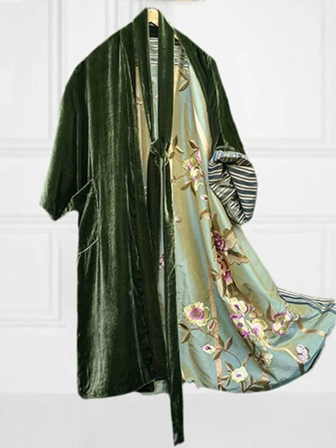 Women's Satin Pyjama Set – Green