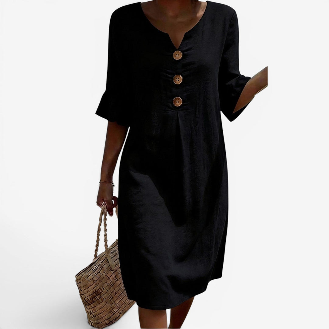 Women's Midi Dress – Black
