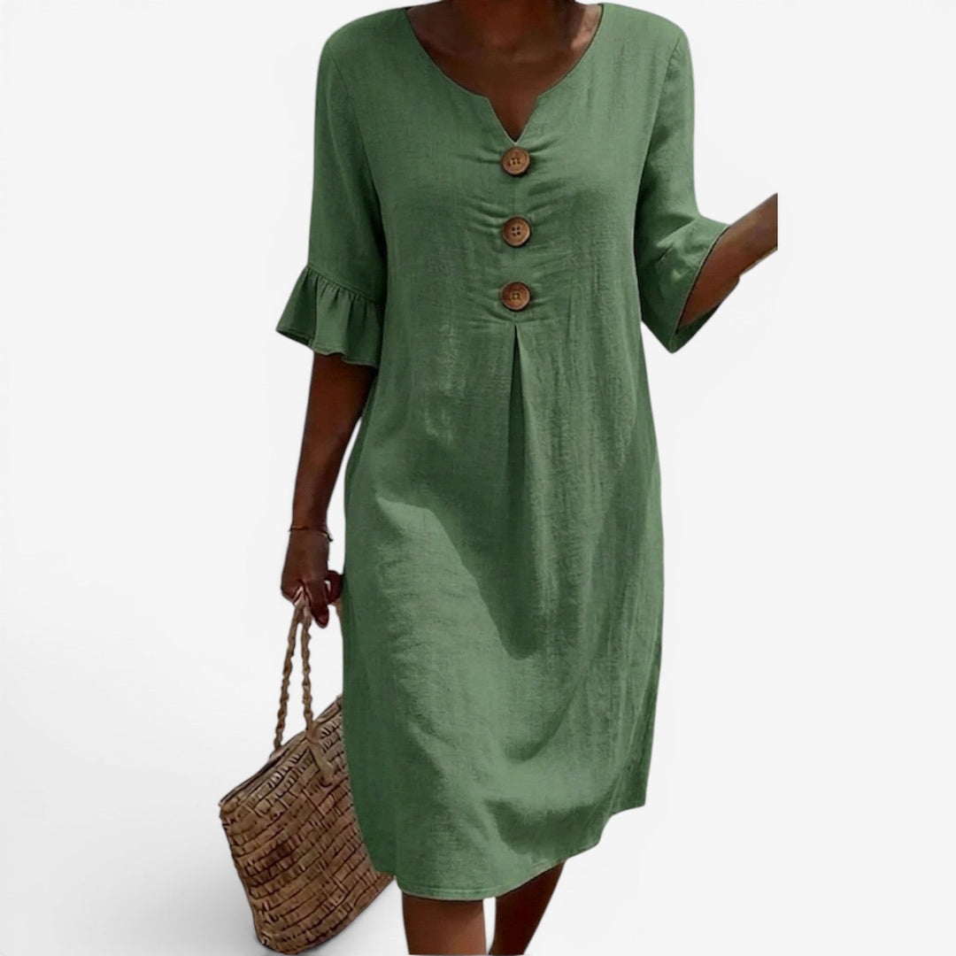 Women's Midi Dress – Green