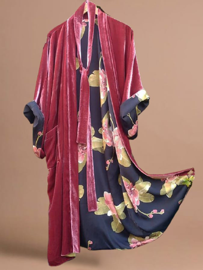 Women's Satin Pyjama Set – Crimson Red