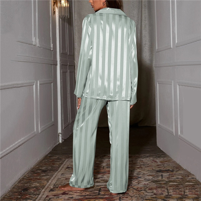Women's Satin Pyjama Set