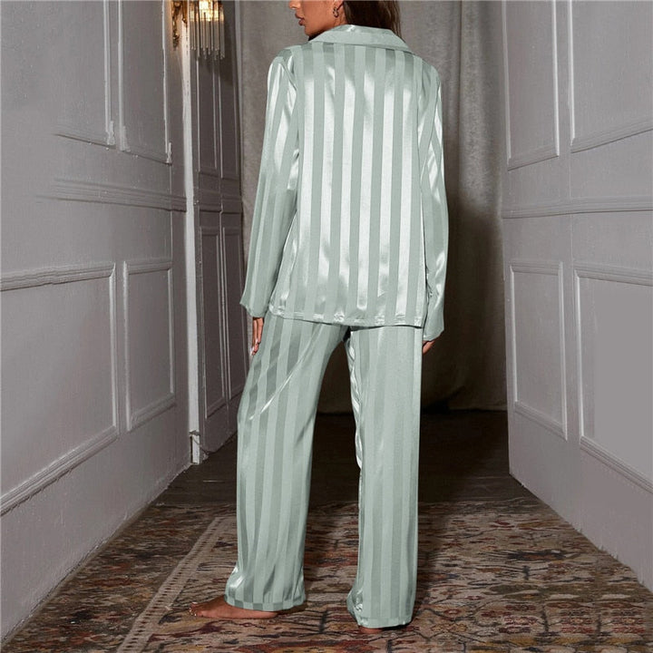 Women's Satin Pyjama Set