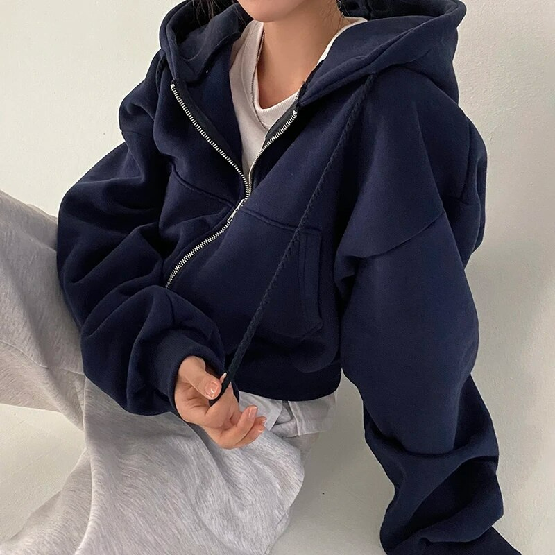 Women's Relaxed Fit Sweatshirt – Blue