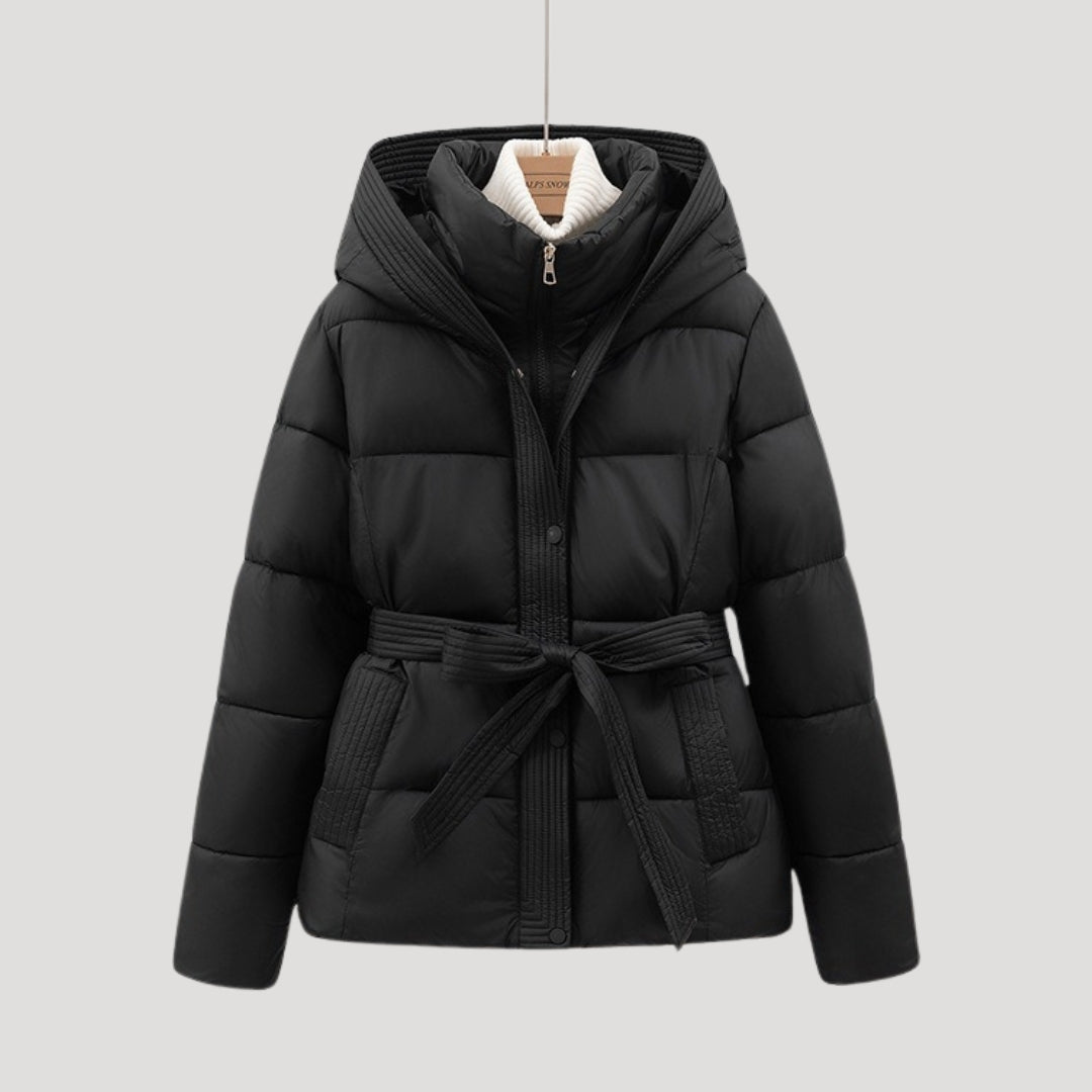 Women's Puffer Jacket – Black