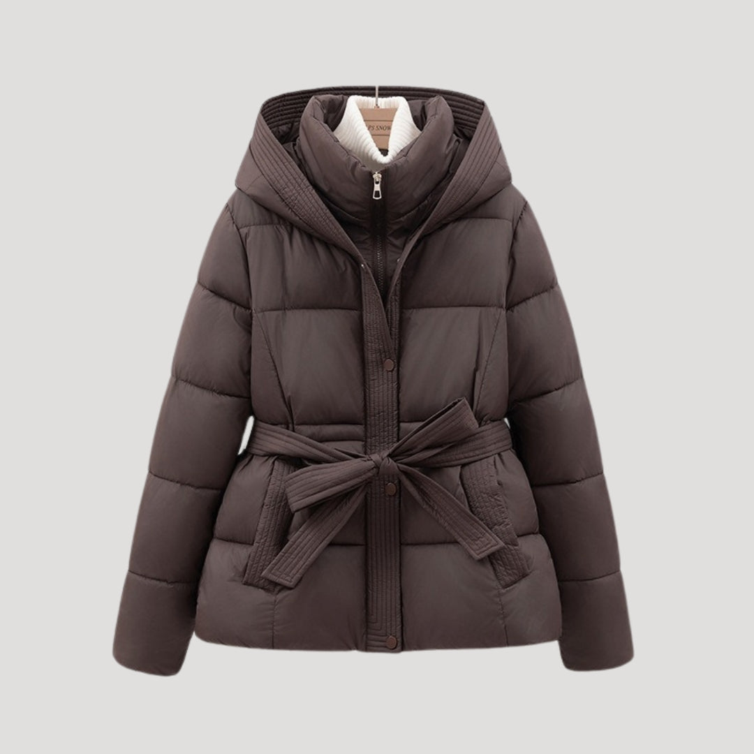 Women's Puffer Jacket – Brown