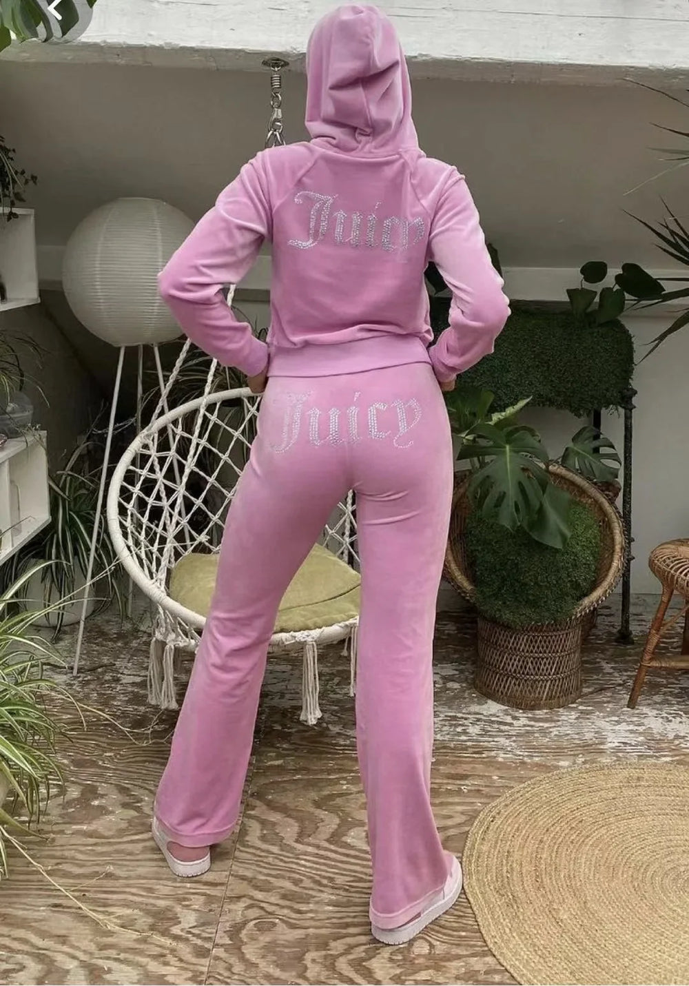 Women's Two-Piece Tracksuit – Pink