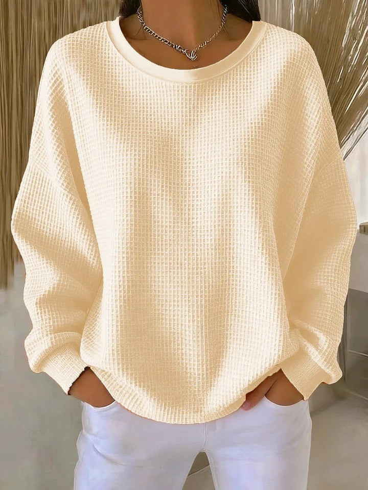 Women's Relaxed Fit Jumper – Apricot
