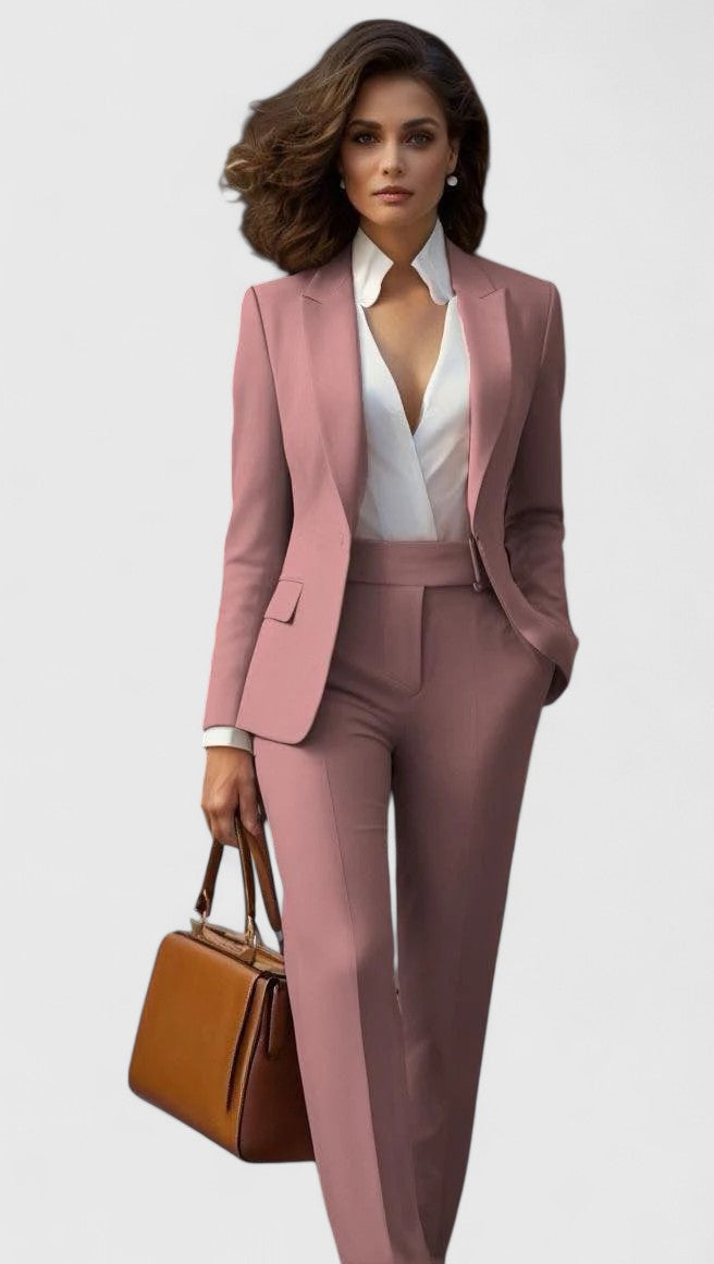 Women's Trouser Suit – Pink