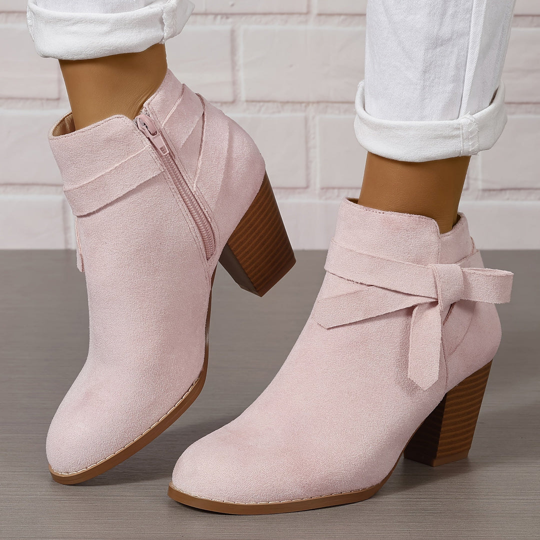 Women's Chelsea Ankle Boots – Pink