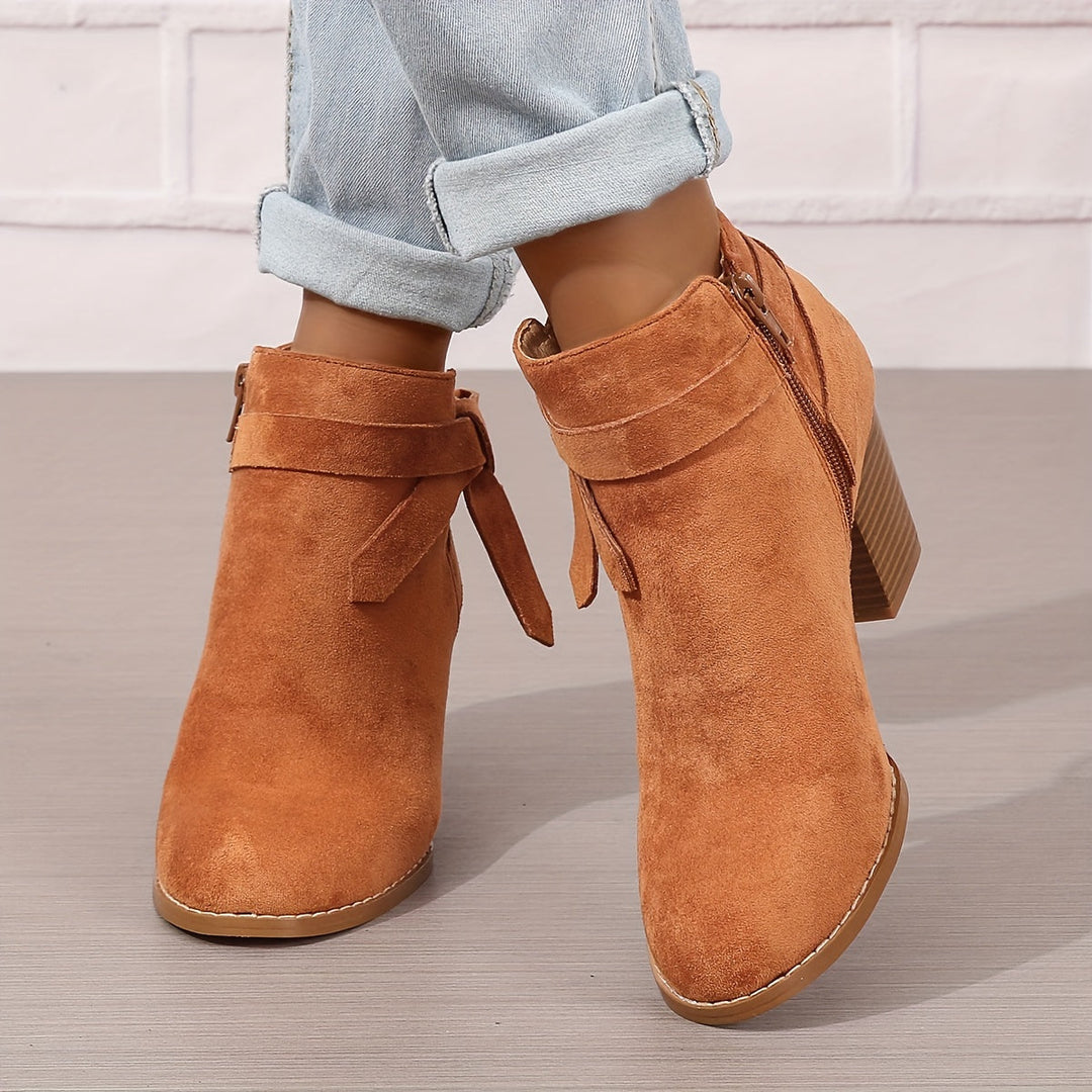 Women's Chelsea Ankle Boots – Orange