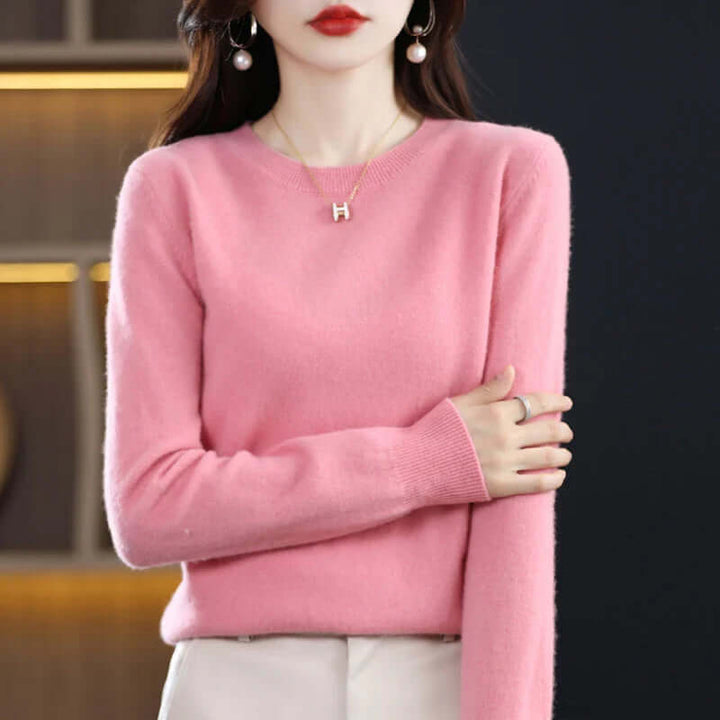 Women's Soft-Touch Knit Jumper – Pink