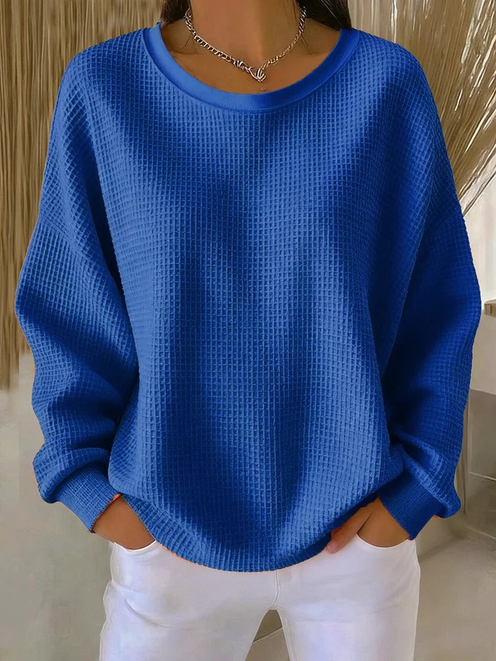 Women's Relaxed Fit Jumper – Blue