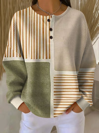 Women's Waffle Knit Jumper | Cosy Winter Jumper