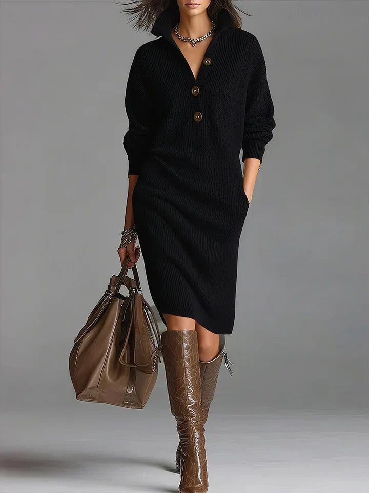 Women's Jumper Dress – Black