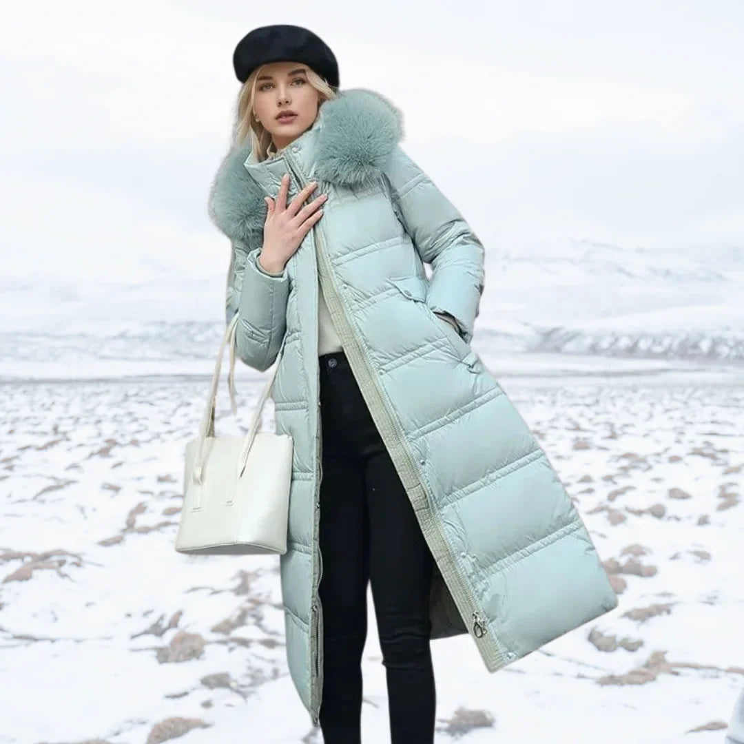 Women's Faux Fur Teddy Coat – Blue