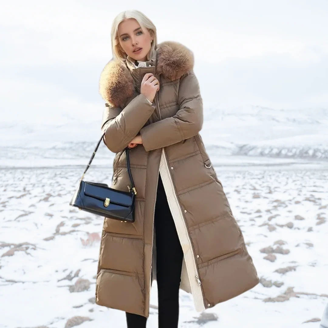 Women's Faux Fur Teddy Coat – Brown