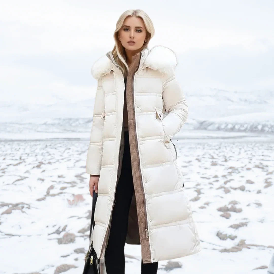 Women's Faux Fur Teddy Coat – White