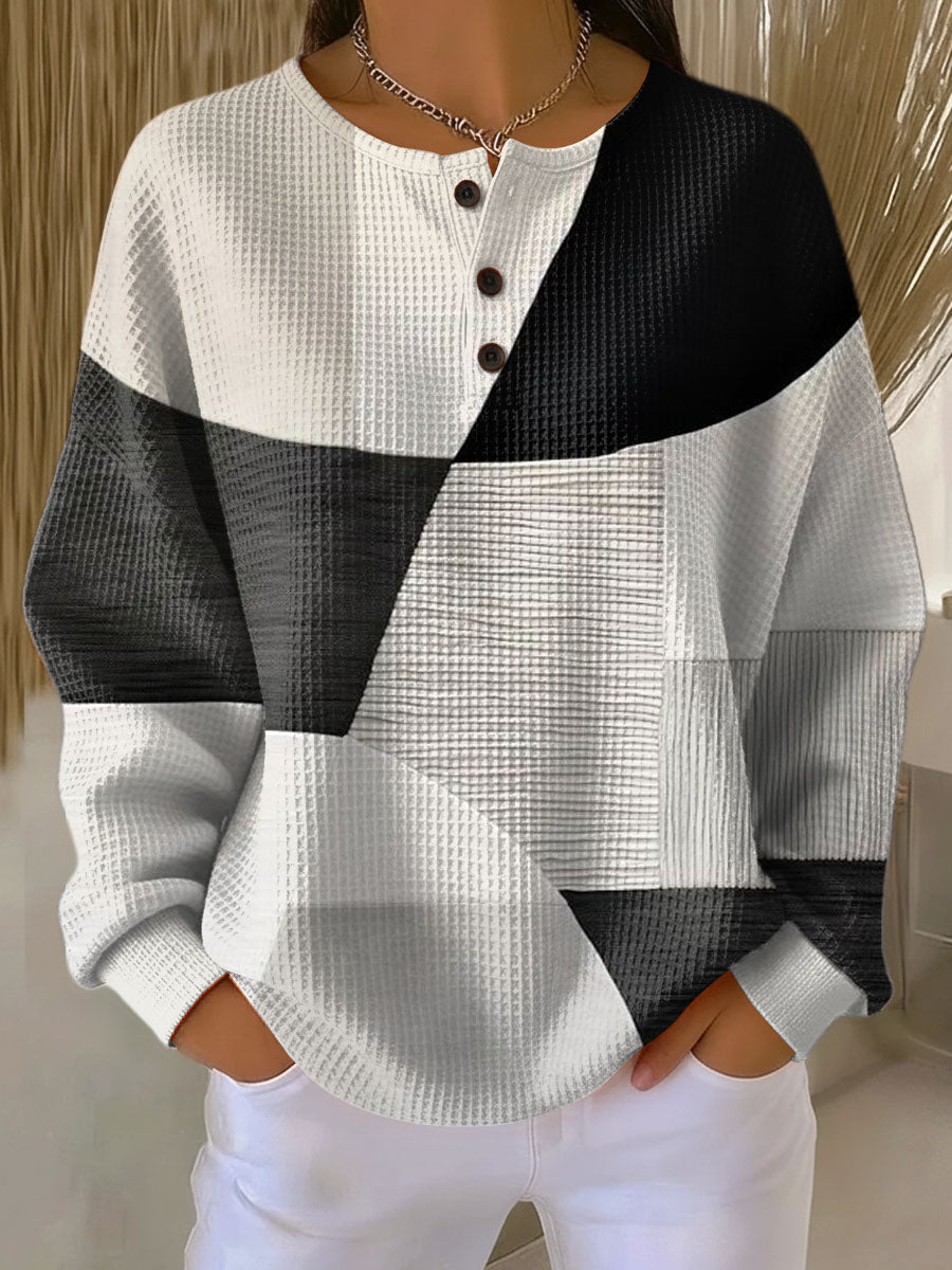 Women's Waffle Knit Jumper – Style 2