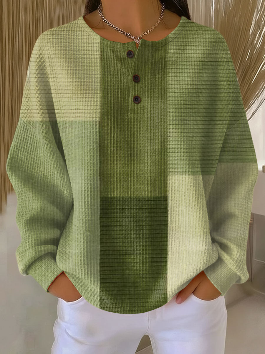 Women's Waffle Knit Jumper – Style 4