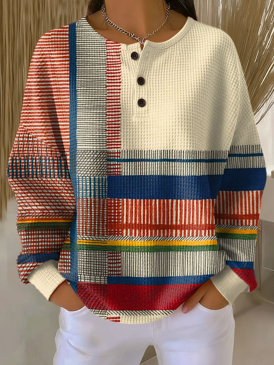 Women's Waffle Knit Jumper – Style 6