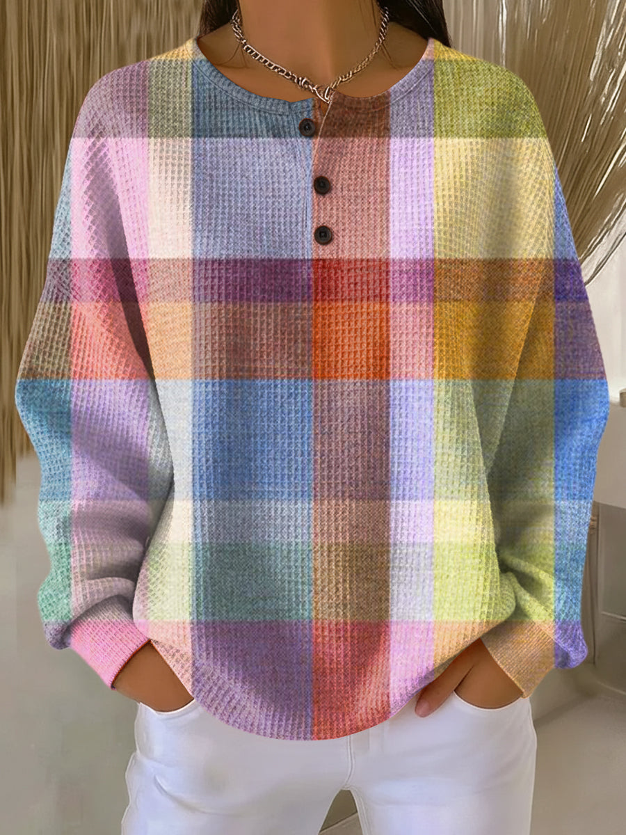 Women's Waffle Knit Jumper – Style 9