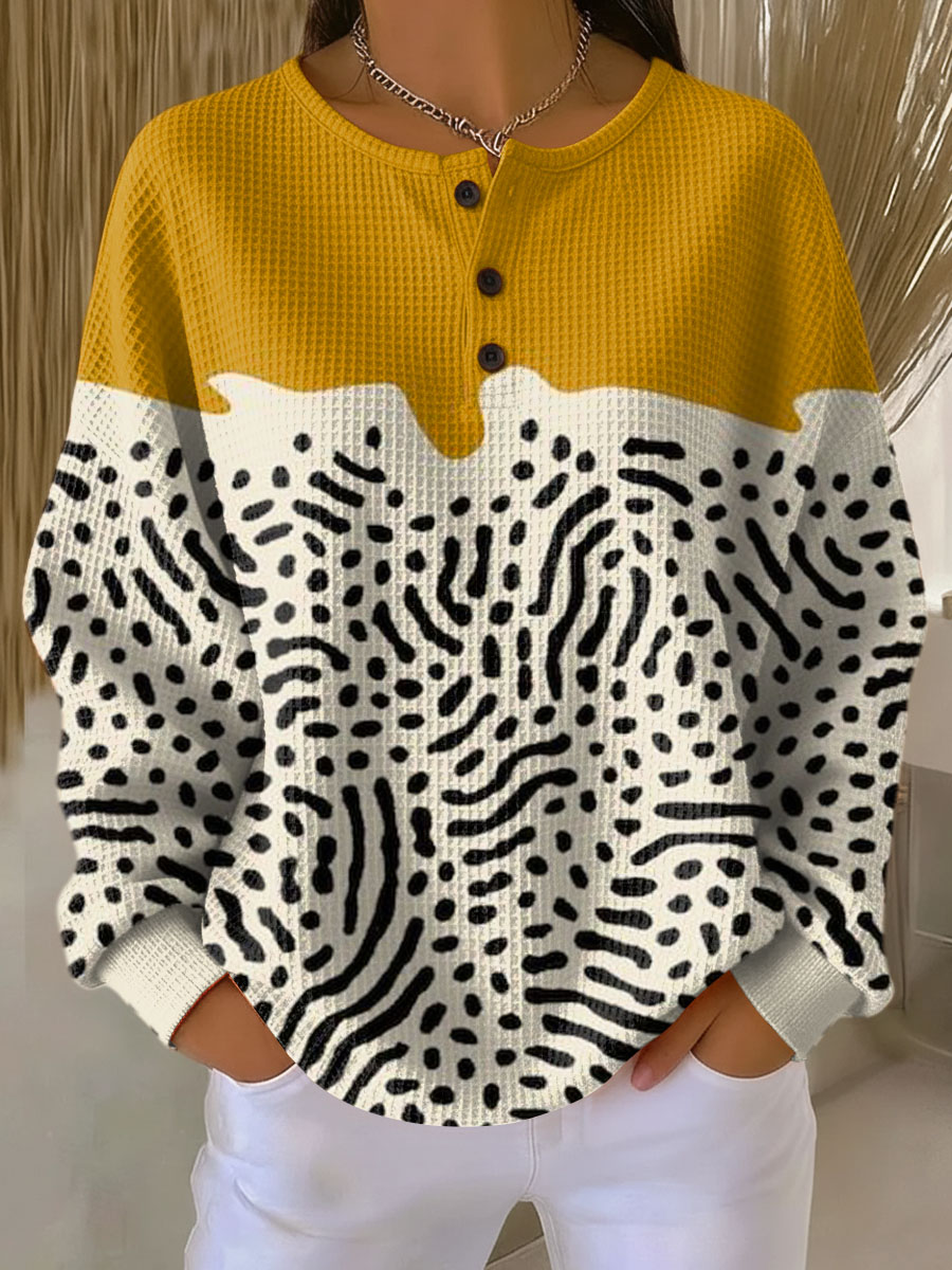 Women's Waffle Knit Jumper – Style 13