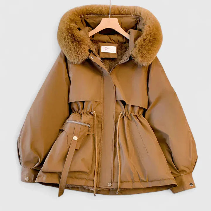 Women's Faux Fur Teddy Coat – Brown