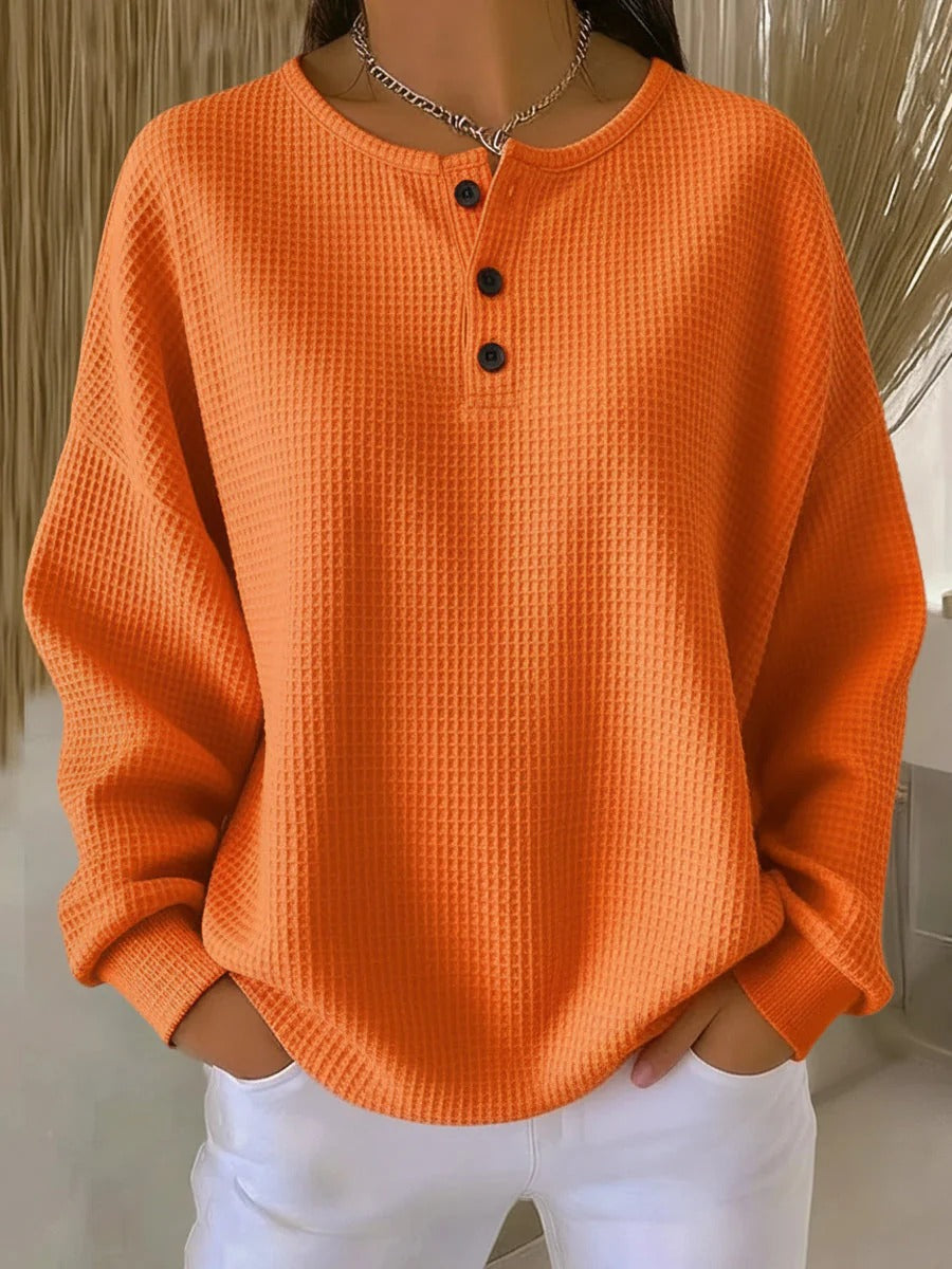 Women's Waffle Knit Jumper – Style 7