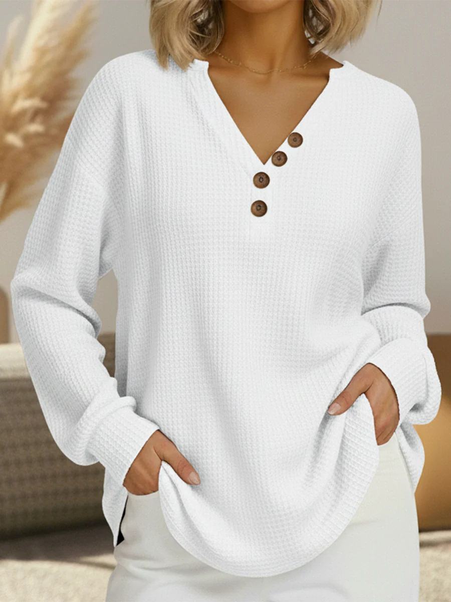 Women's Waffle Knit Jumper – Style 12