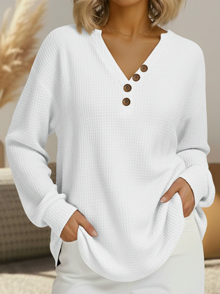 Women's Waffle Knit Jumper – Style 12
