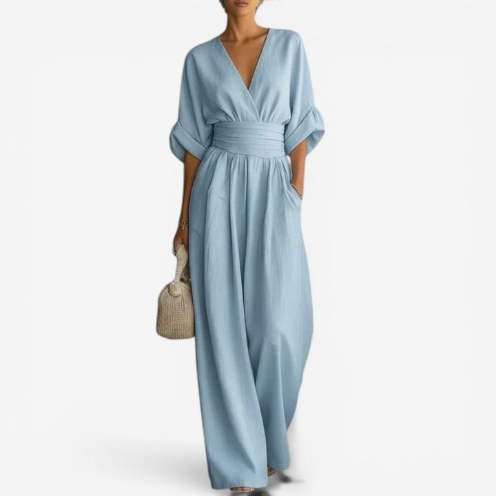 Women's Jumpsuit – Light Blue