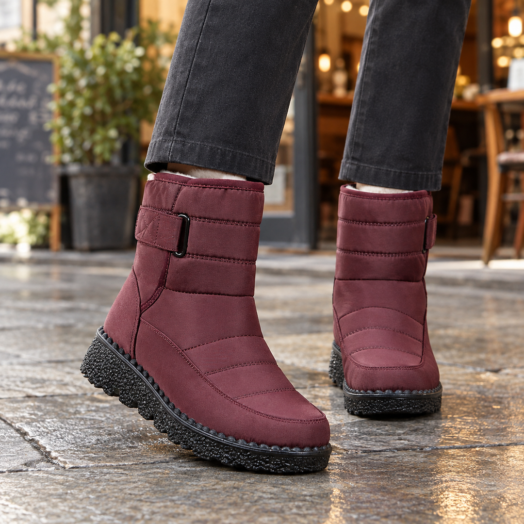 Women's Winter Boots – Red