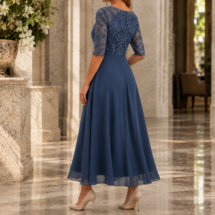 Women's Midi Lace Party Dress