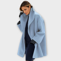 Women's Wool-Look Coat – with Pockets & Relaxed Fit | Smart Winter Overcoat