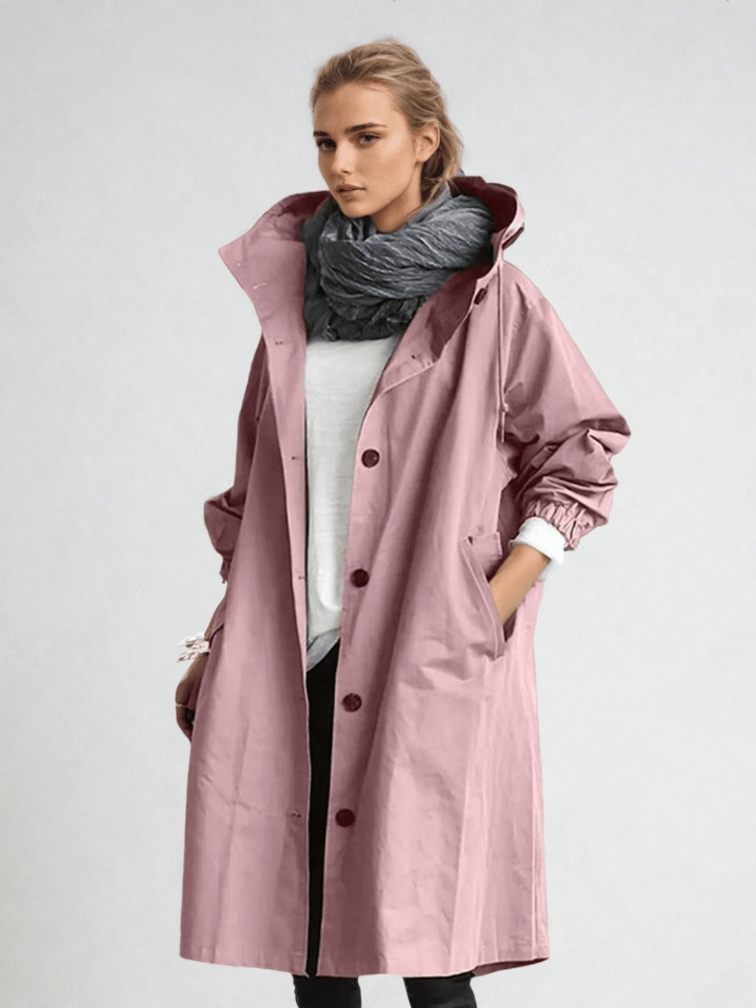 Women's Trench Coat – Pink