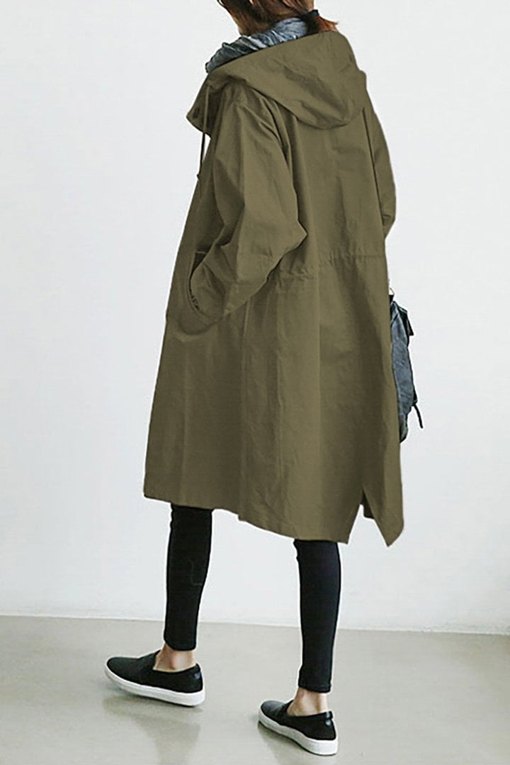 Women's Trench Coat – Army Green